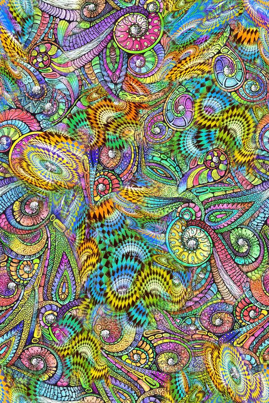 抽象印花华亿平台图片