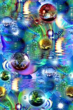 抽象印花华亿平台图片