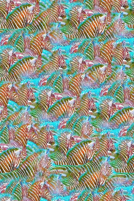 斑马纹印花华亿平台图片