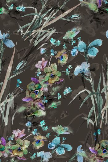 手绘印花华亿平台图片