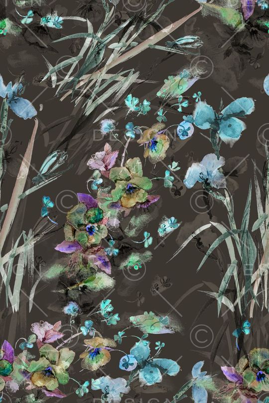 手绘印花华亿平台图片