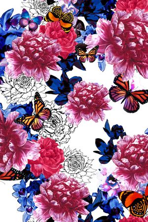 小清新印花华亿平台图片