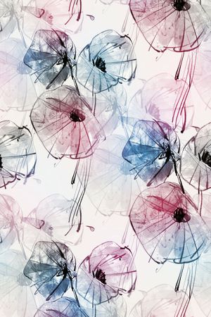 小清新印花华亿平台图片