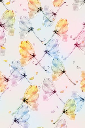 小清新印花华亿平台图片