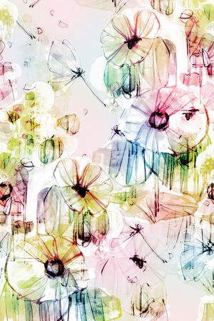 小清新印花华亿平台图片