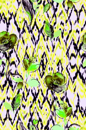 原创水彩画印花华亿平台图片