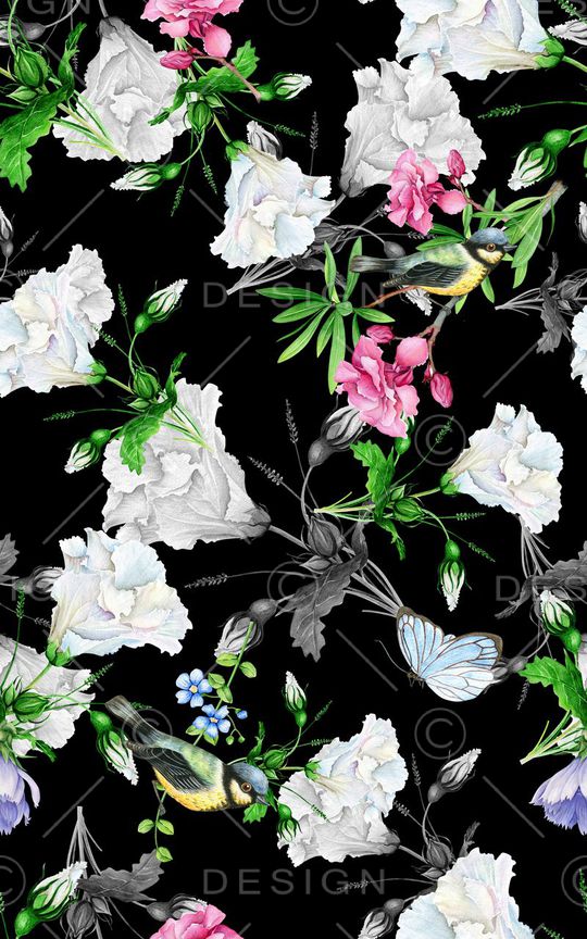 花朵印花华亿平台图片