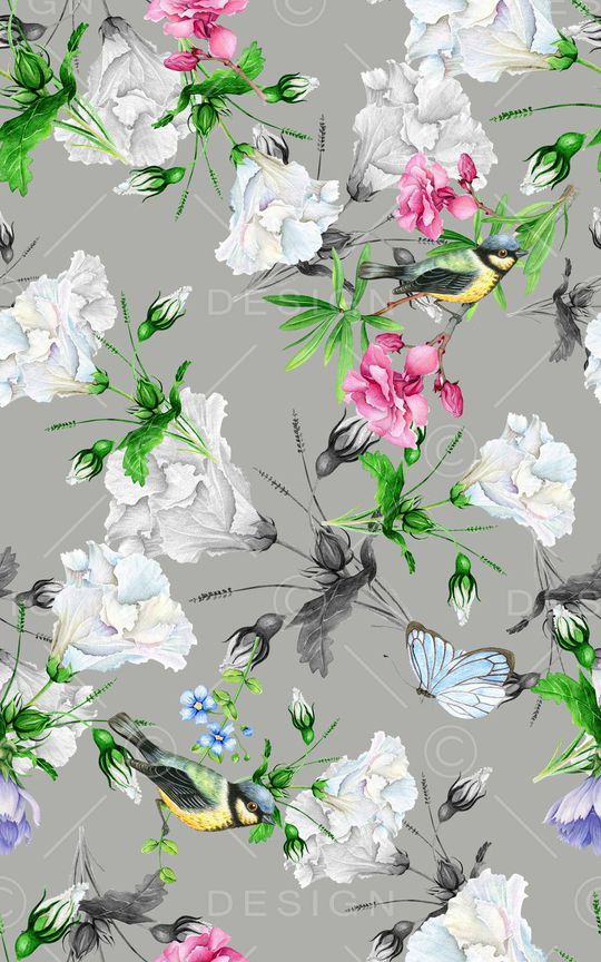 花朵印花华亿平台图片