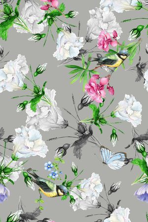 花朵印花华亿平台图片