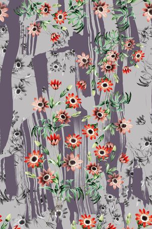 花朵印花华亿平台图片