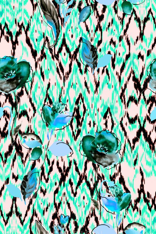 原创水彩画印花华亿平台图片