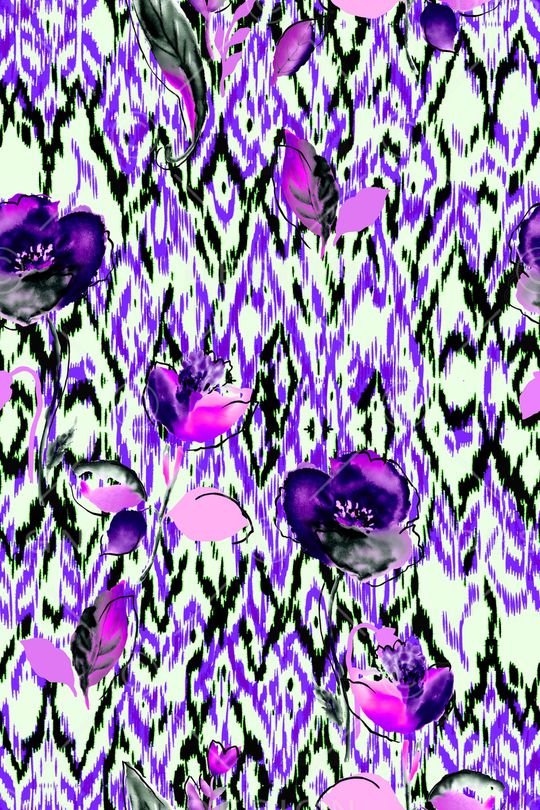 原创水彩画印花华亿平台图片