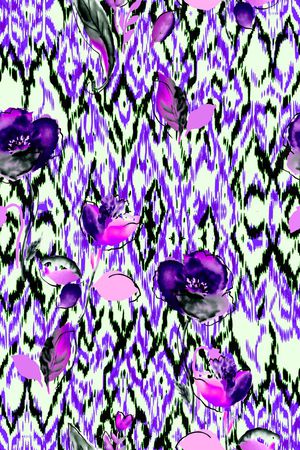 原创水彩画印花华亿平台图片