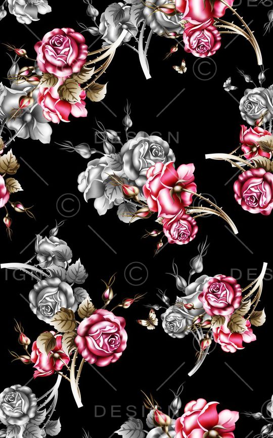 花朵印花华亿平台图片