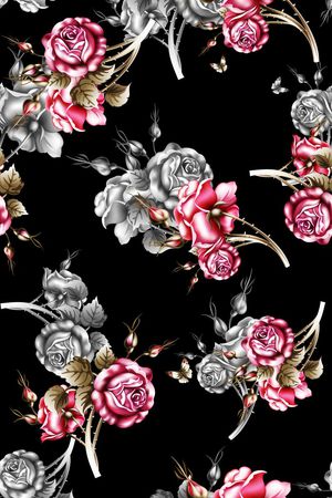 花朵印花华亿平台图片