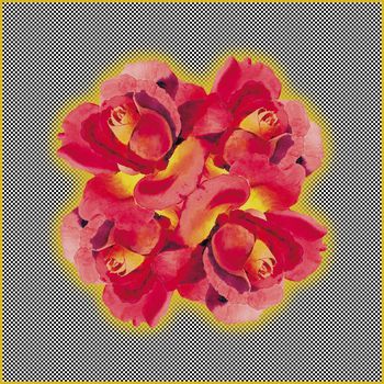 丝巾方巾印花华亿平台图片