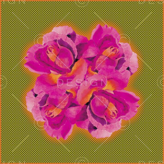 丝巾方巾印花华亿平台图片