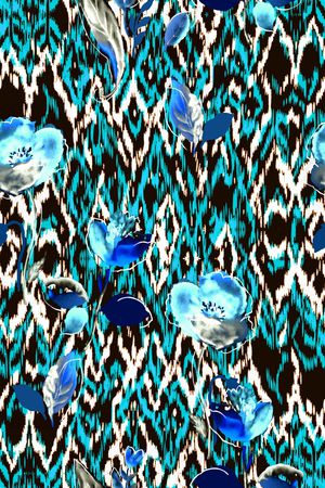 原创水彩画印花华亿平台图片