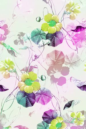 小清新印花华亿平台图片