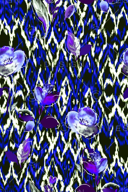 原创水彩画印花华亿平台图片