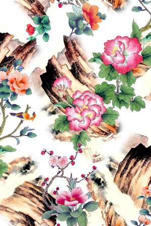 民族风印花华亿平台图片