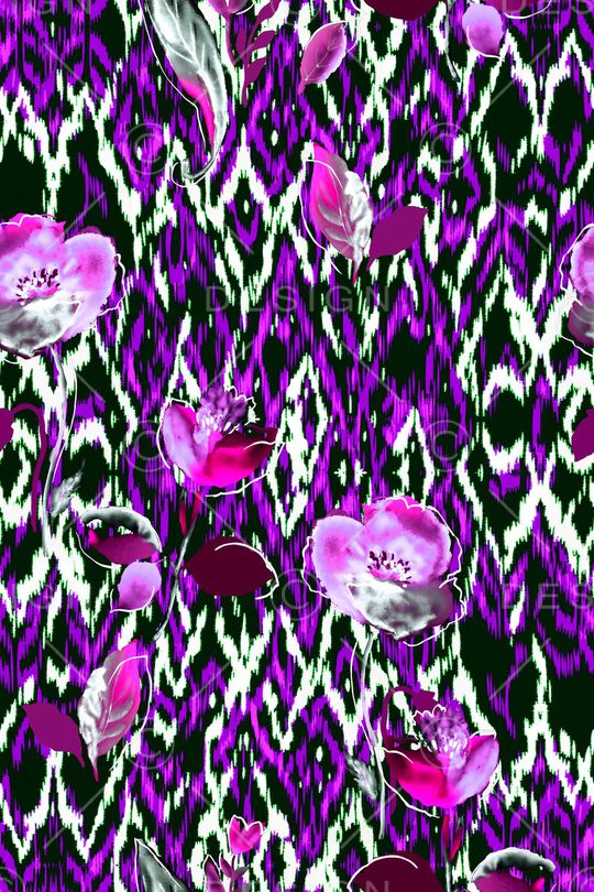 原创水彩画印花华亿平台图片