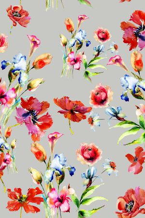 水彩印花华亿平台图片