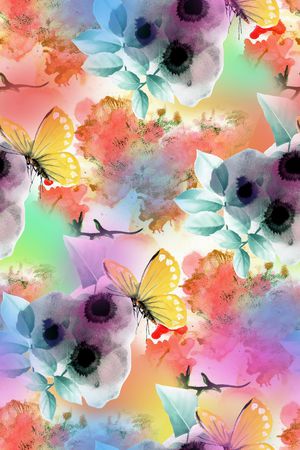 中国风印花华亿平台图片