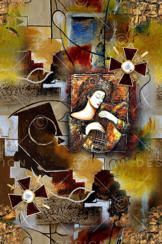 抽象印花华亿平台图片