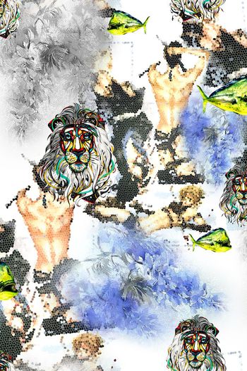 趣味印花华亿平台图片