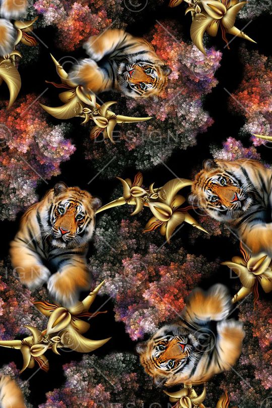 抽象印花华亿平台图片