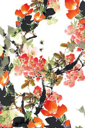 乱花印花华亿平台图片