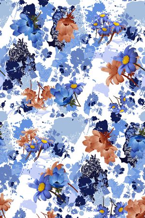 兰花印花华亿平台图片