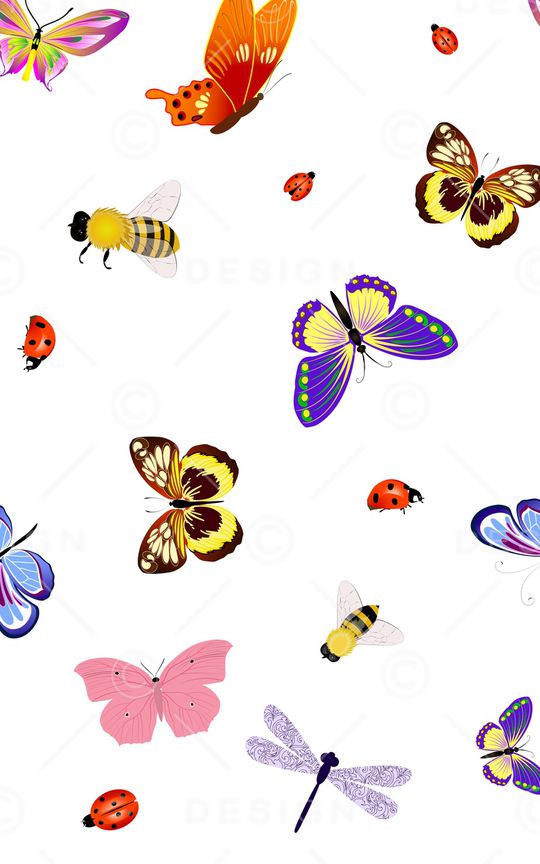 昆虫印花华亿平台图片