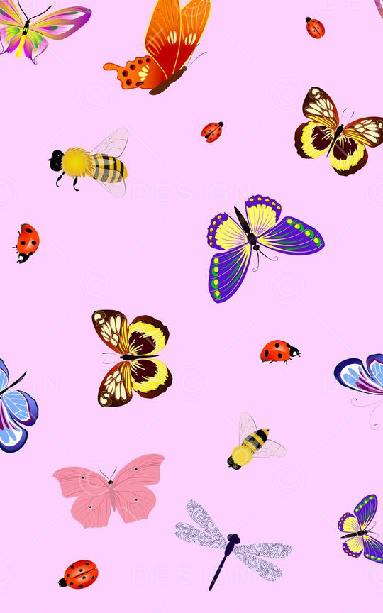 昆虫印花华亿平台图片