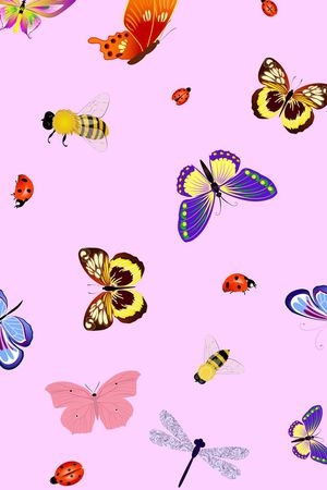 昆虫印花华亿平台图片