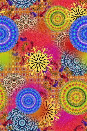 民族风印花华亿平台图片