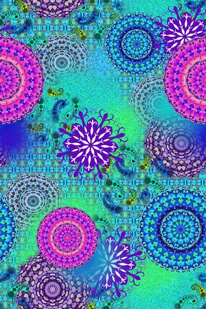 民族风印花华亿平台图片