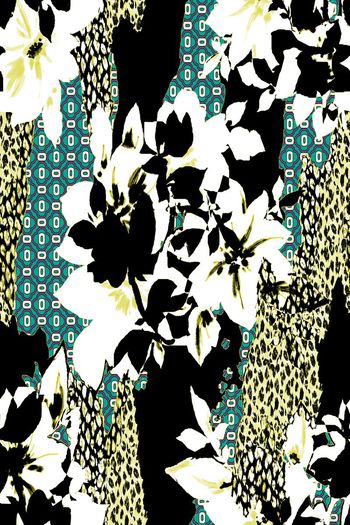 巴洛克印花华亿平台图片