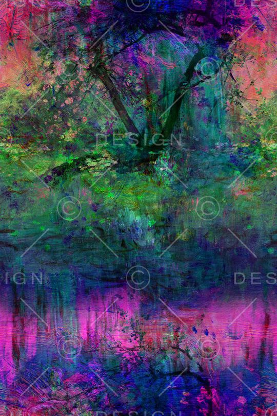 泼墨印花华亿平台图片