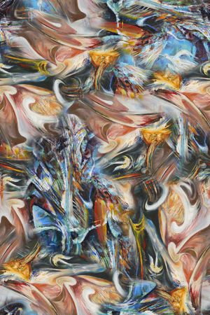 抽象手绘水彩画纹理印花印花华亿平台图片