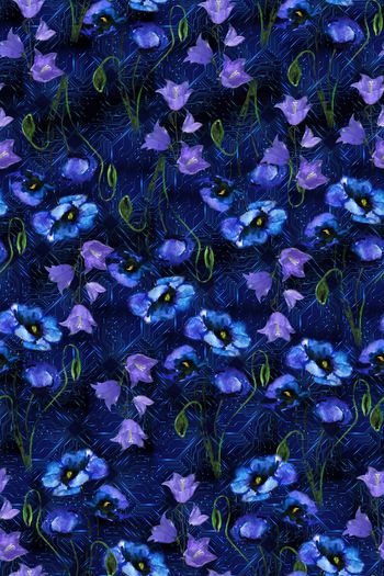 花朵印花华亿平台图片