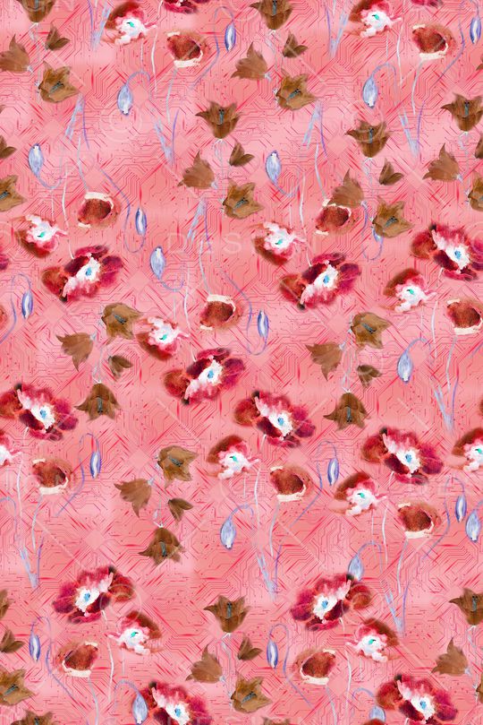 花朵印花华亿平台图片