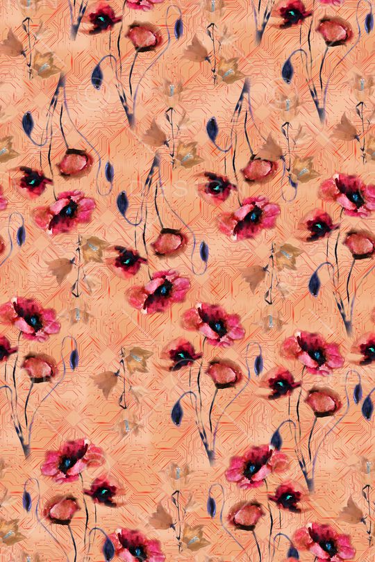 花朵印花华亿平台图片