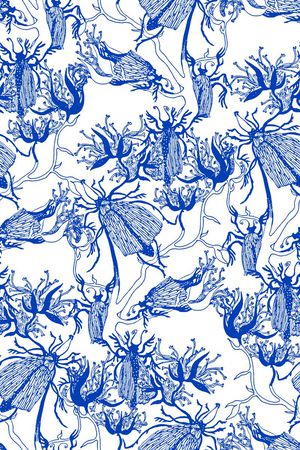 昆虫印花华亿平台图片