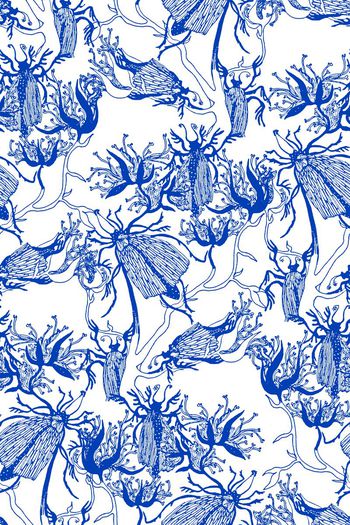 昆虫印花华亿平台图片