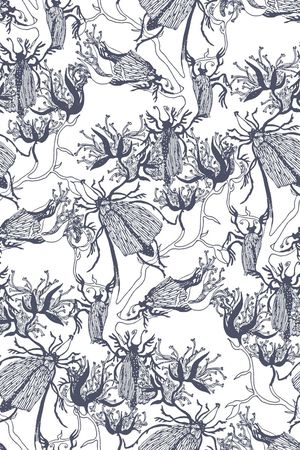 昆虫印花华亿平台图片