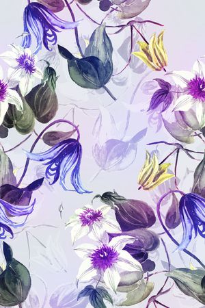 小清新印花华亿平台图片