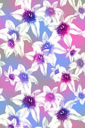 小清新印花华亿平台图片