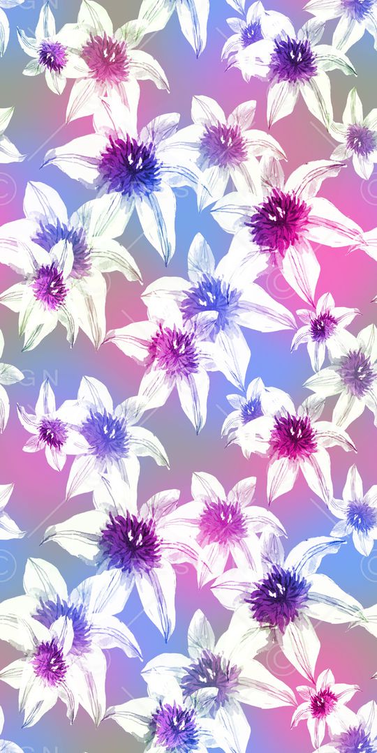 小清新印花华亿平台图片